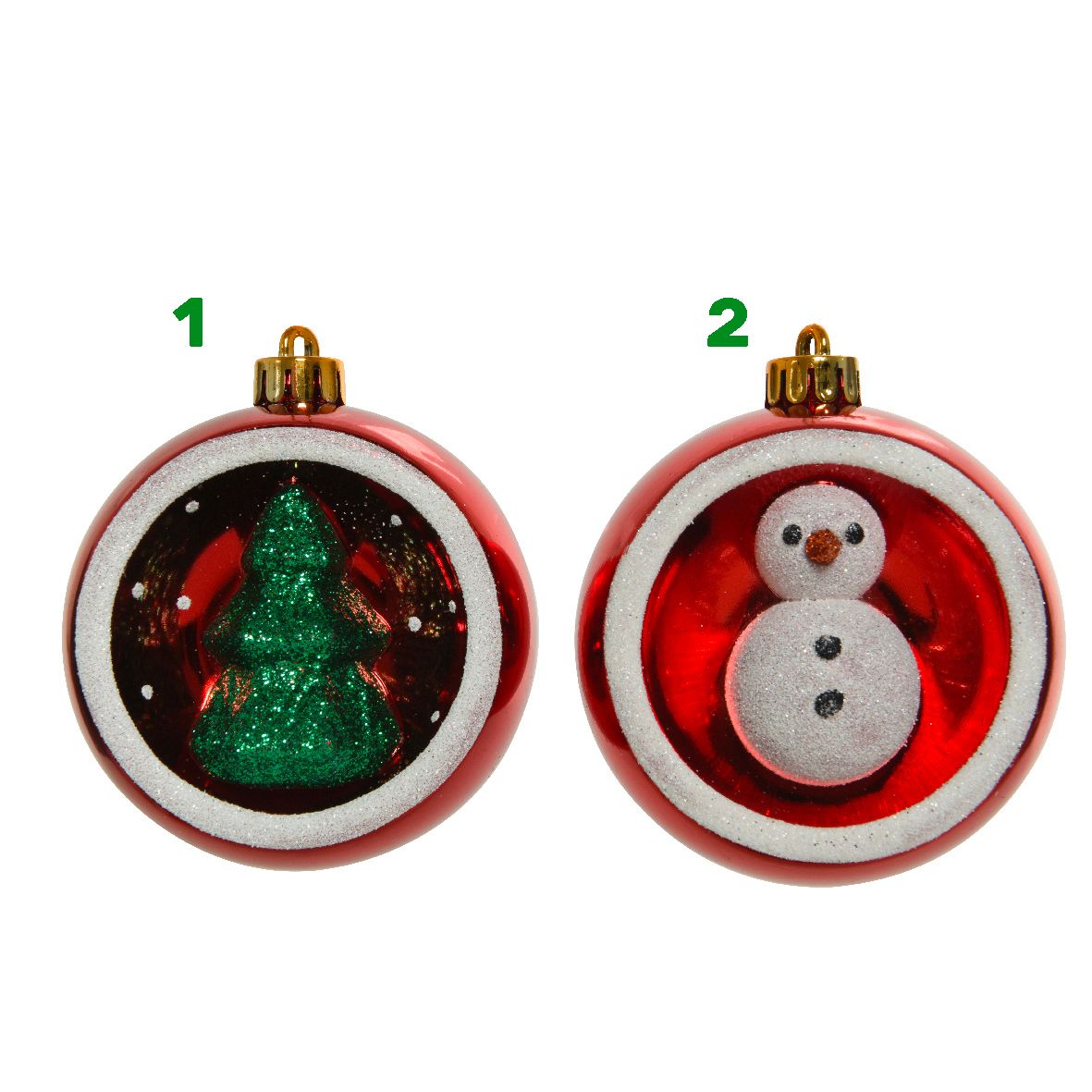 Palla glitterata 8 cm