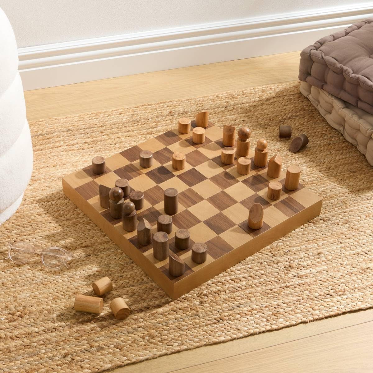 Set Scacchi Micka in Legno Naturale 40x40 cm