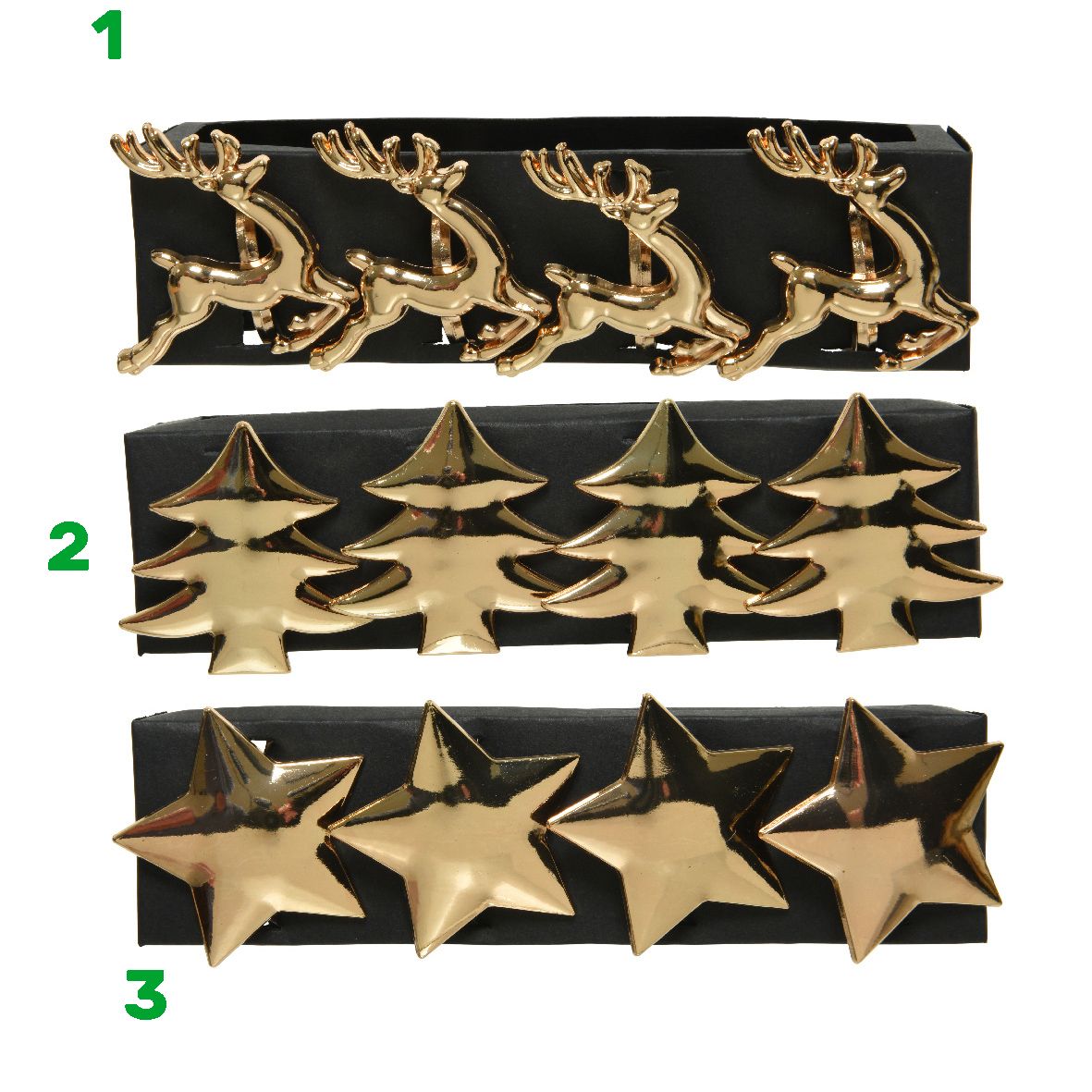 Anelli per tovaglioli natale