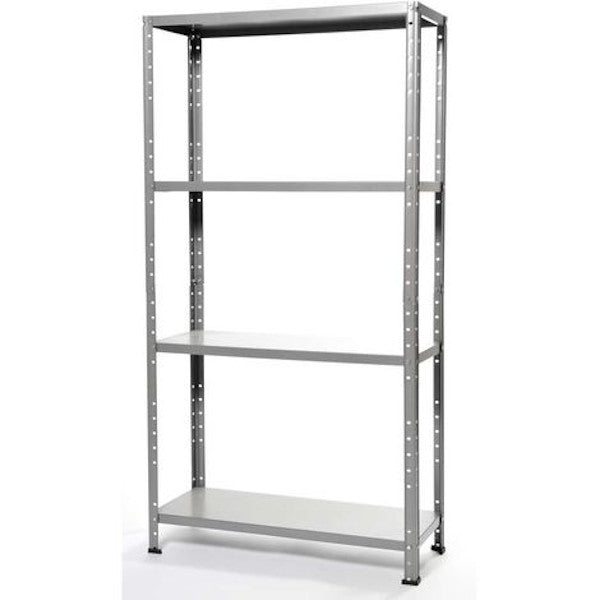 Kit scaffale 4 ripiani 75x30x136cm