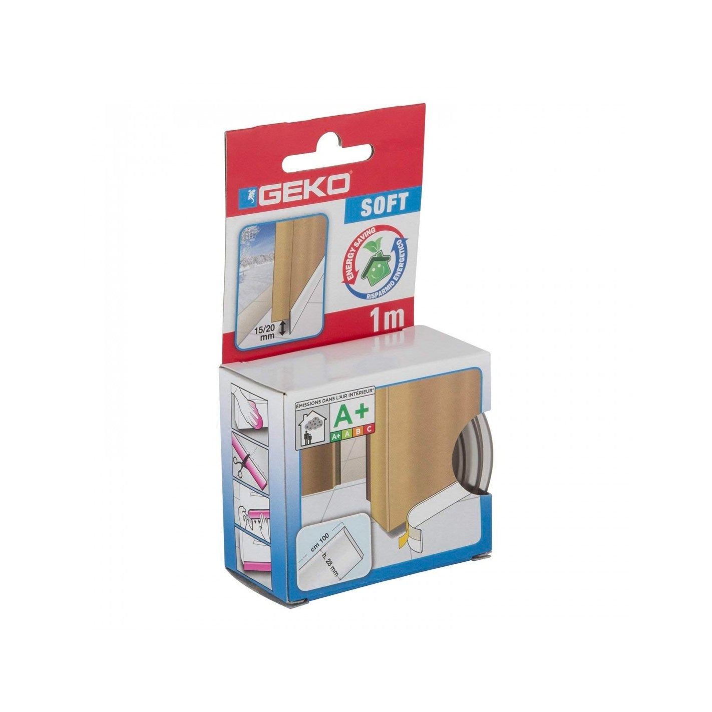 Paraspiffero adesivo espanso trasparente 1 mt