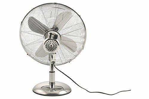 VENTILATORE TAVOLO CROMATO DIAMETRO 40 CM 10