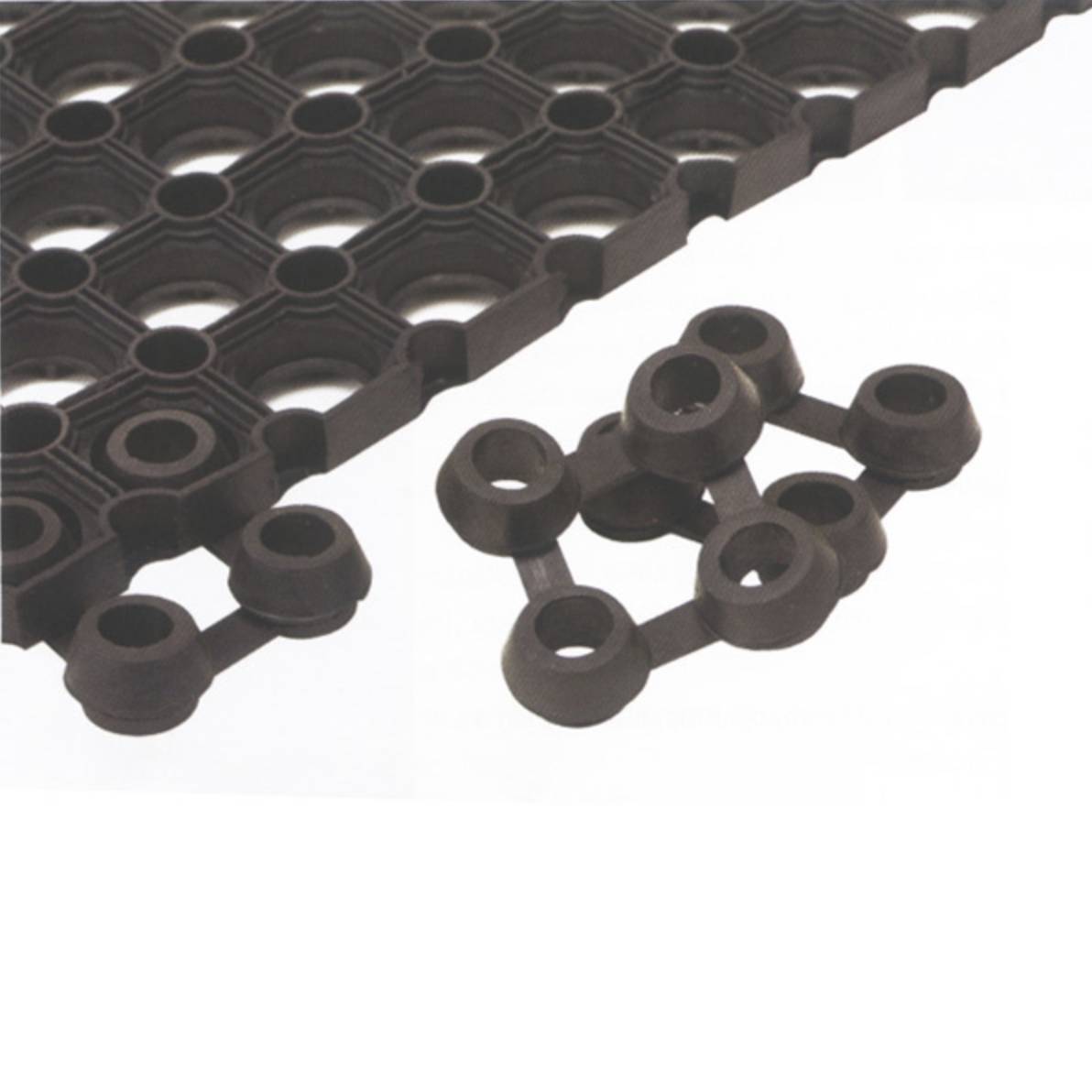 Giunto per tappeto in gomma