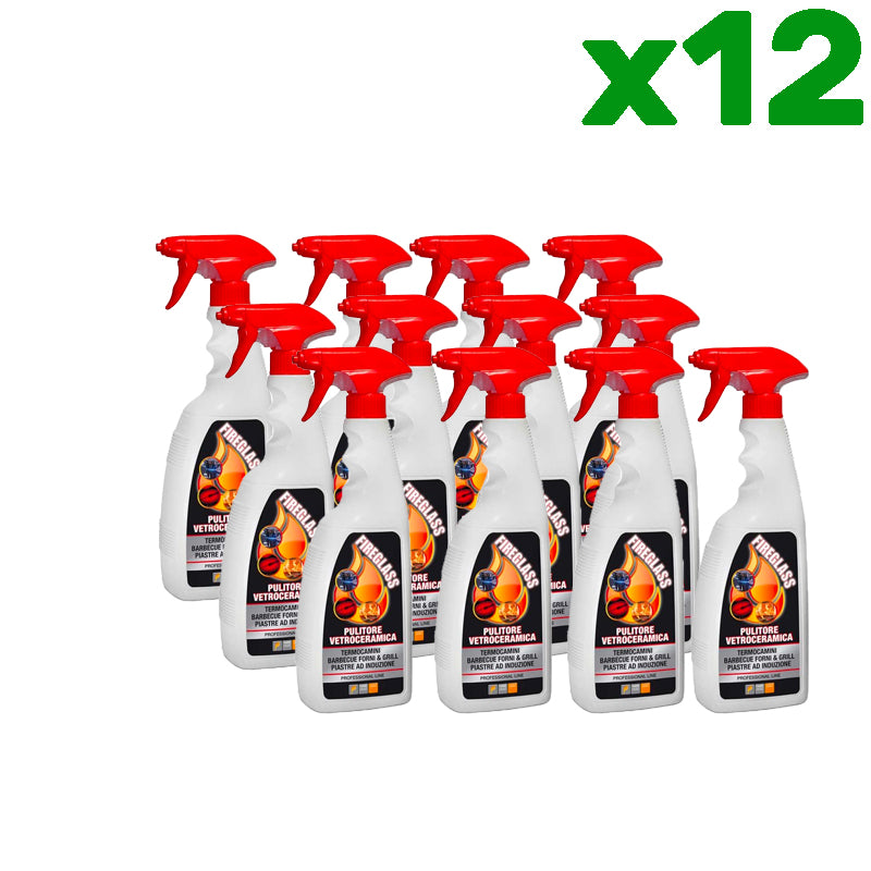 Pulitore fireglass spray 750ml x12