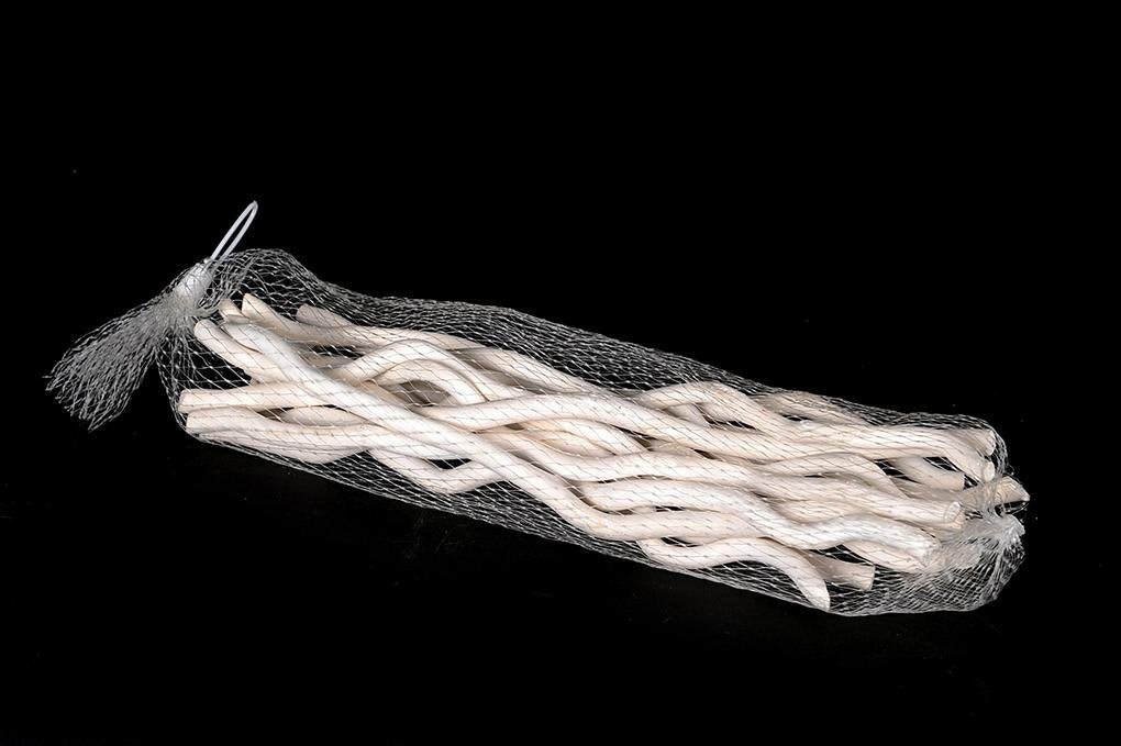 Set 13 rami curvi per decorazioni in legno colore bianco