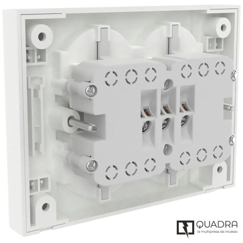 Multipresa da incasso Quadra