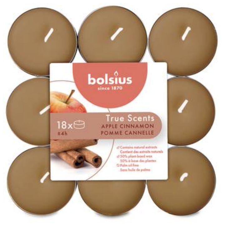 18 candele Tealight 4h Bolsius 11