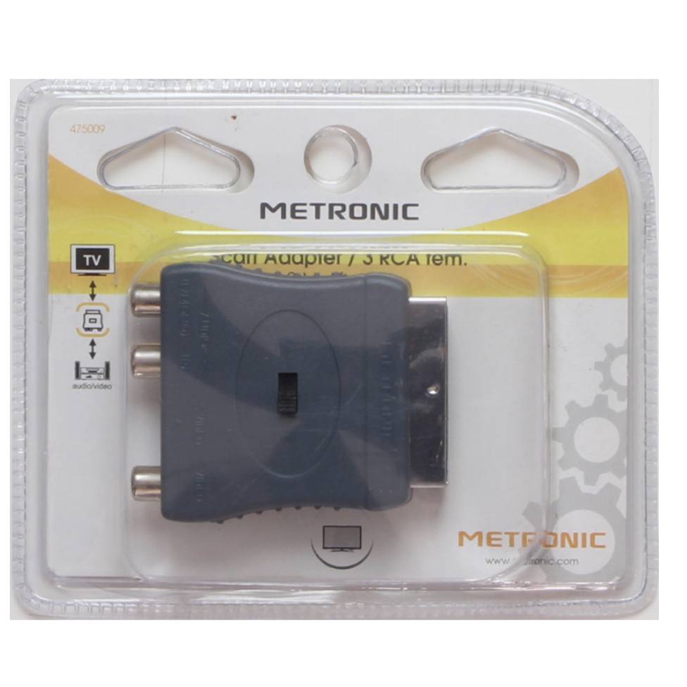 Adapter Scart Auf SVideo 3x Cinch IN/Out #c356 - Foto 6