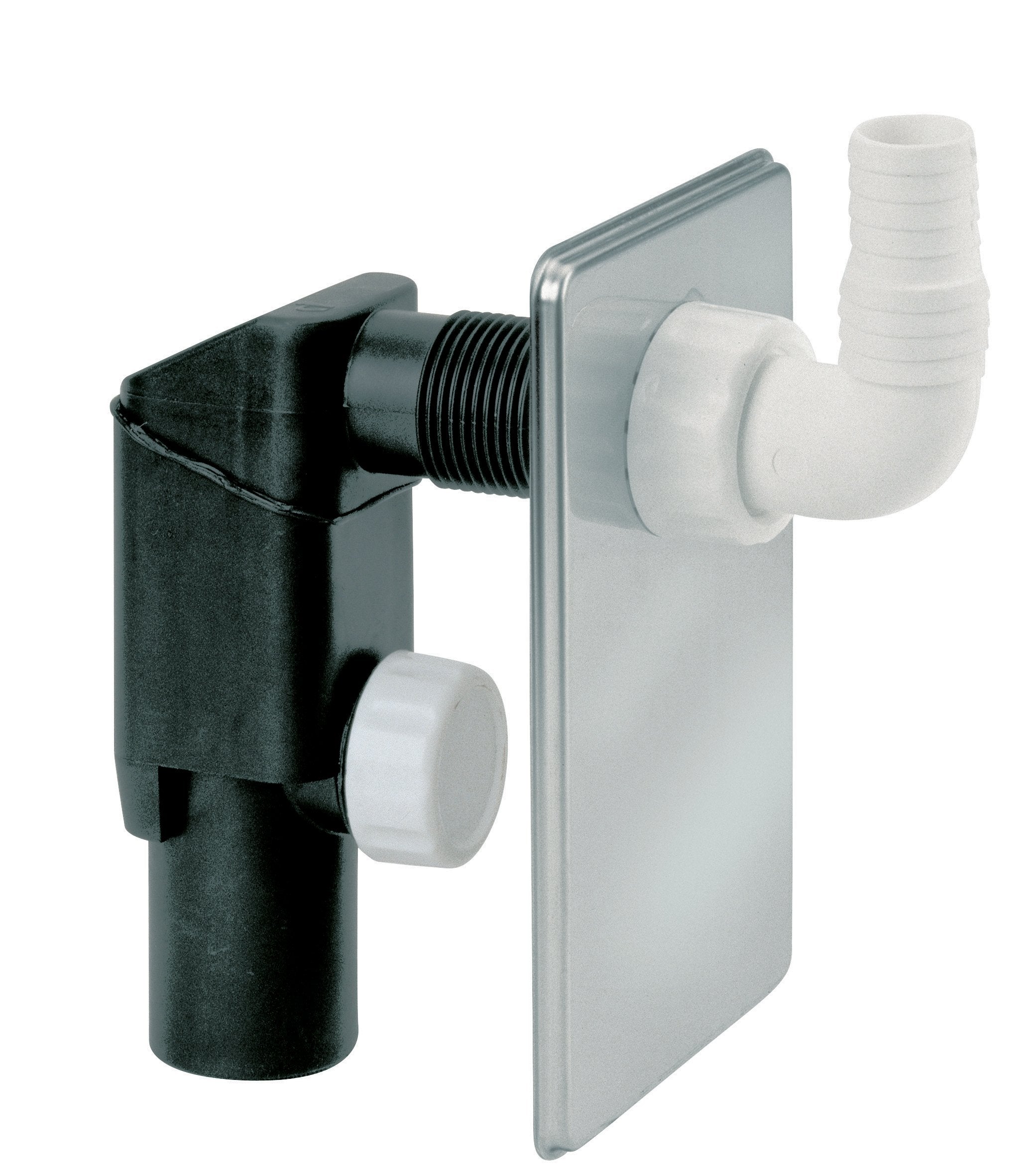 SIFONE INCASSO IN PP PER LAVATRICE 40 MM