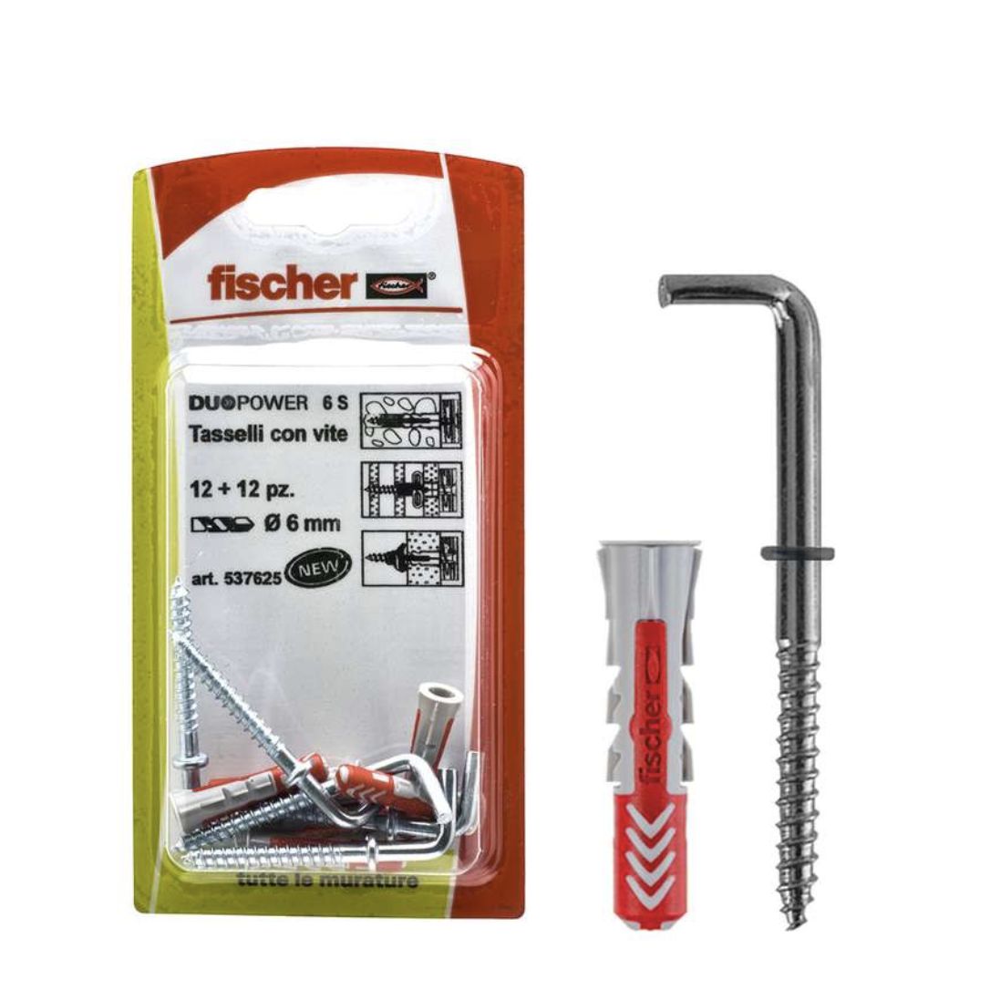 Tassello DuoPower 6 K con gancio