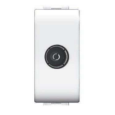 Presa Life Coassiale TV F bianco