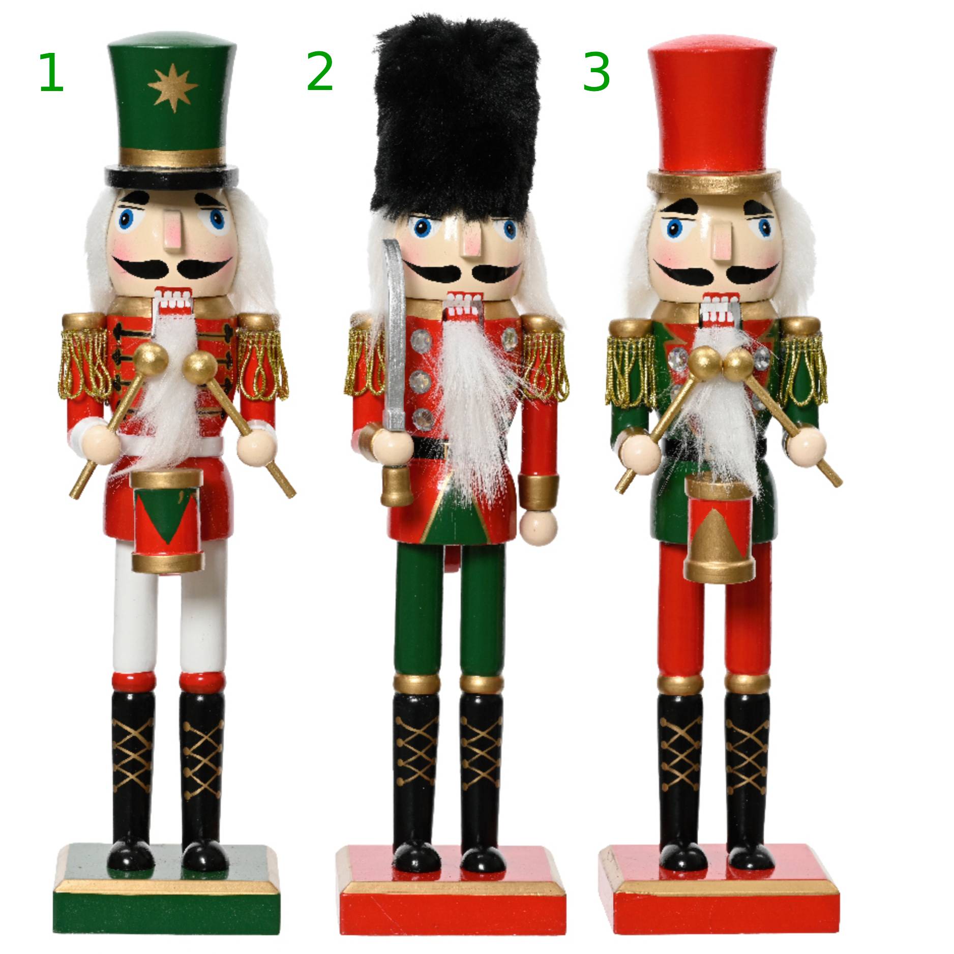 Schiaccianoci in legno 38 cm