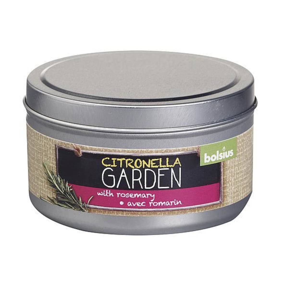 Candele in lattina citronella 8 cm