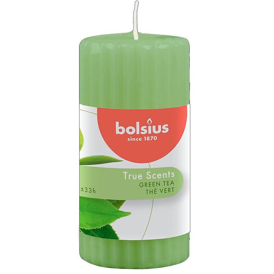 Candela Ribbed Pillar 58x120 mm Bolsius 8