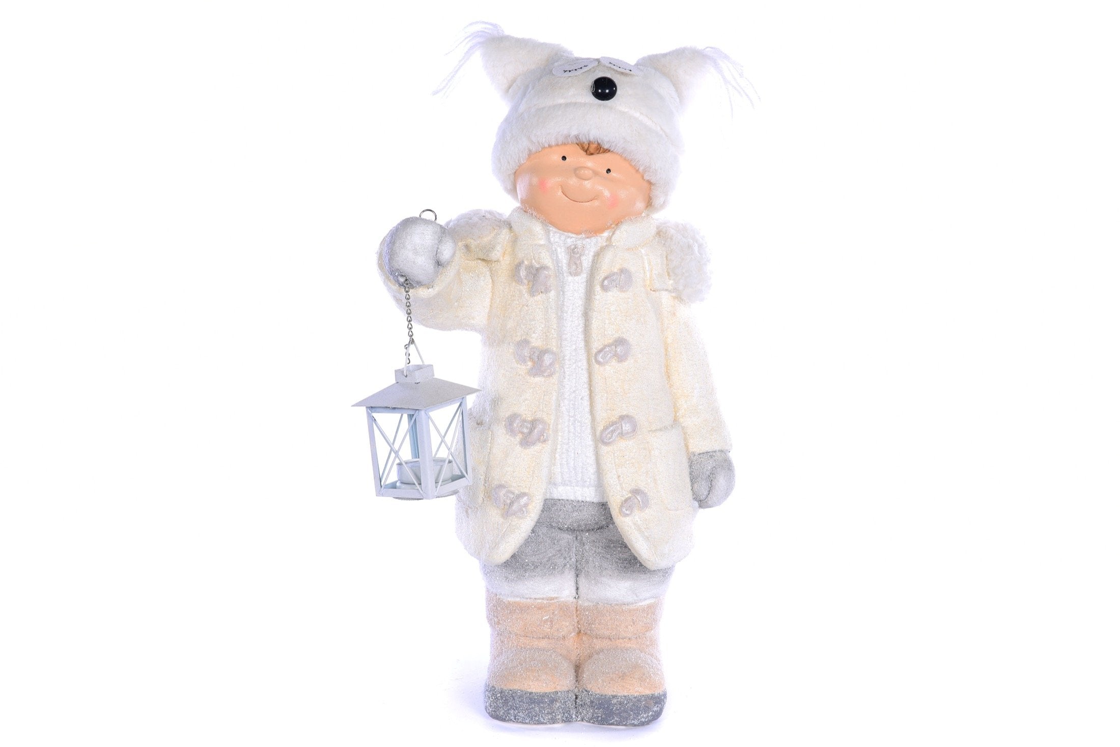 Livio con lanterna in ceramica