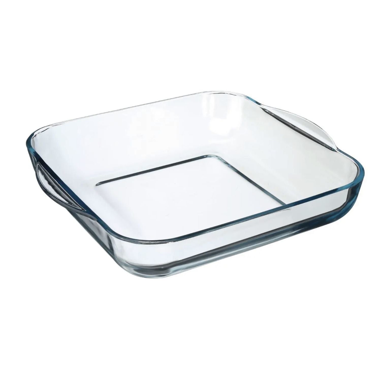 Piatto quadrato in vetro 29x29 cm trasparente