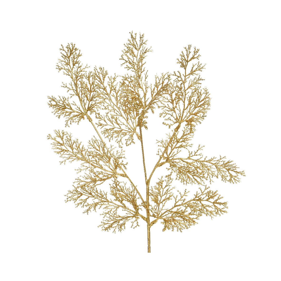 Fiore natalizio dorato Kaemingk  Color oro, altezza 74 centimetri, ideale per decorazioni natalizie da interno.