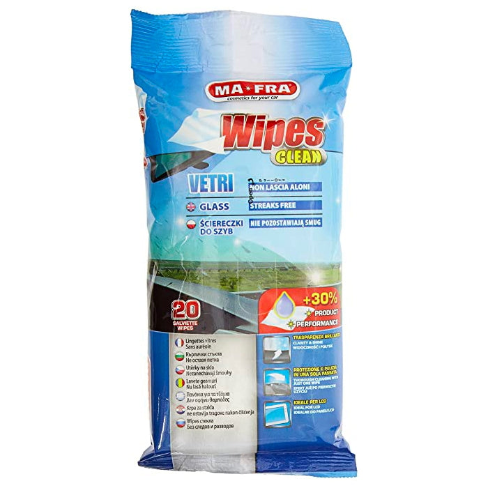 Wipes Clean per vetri