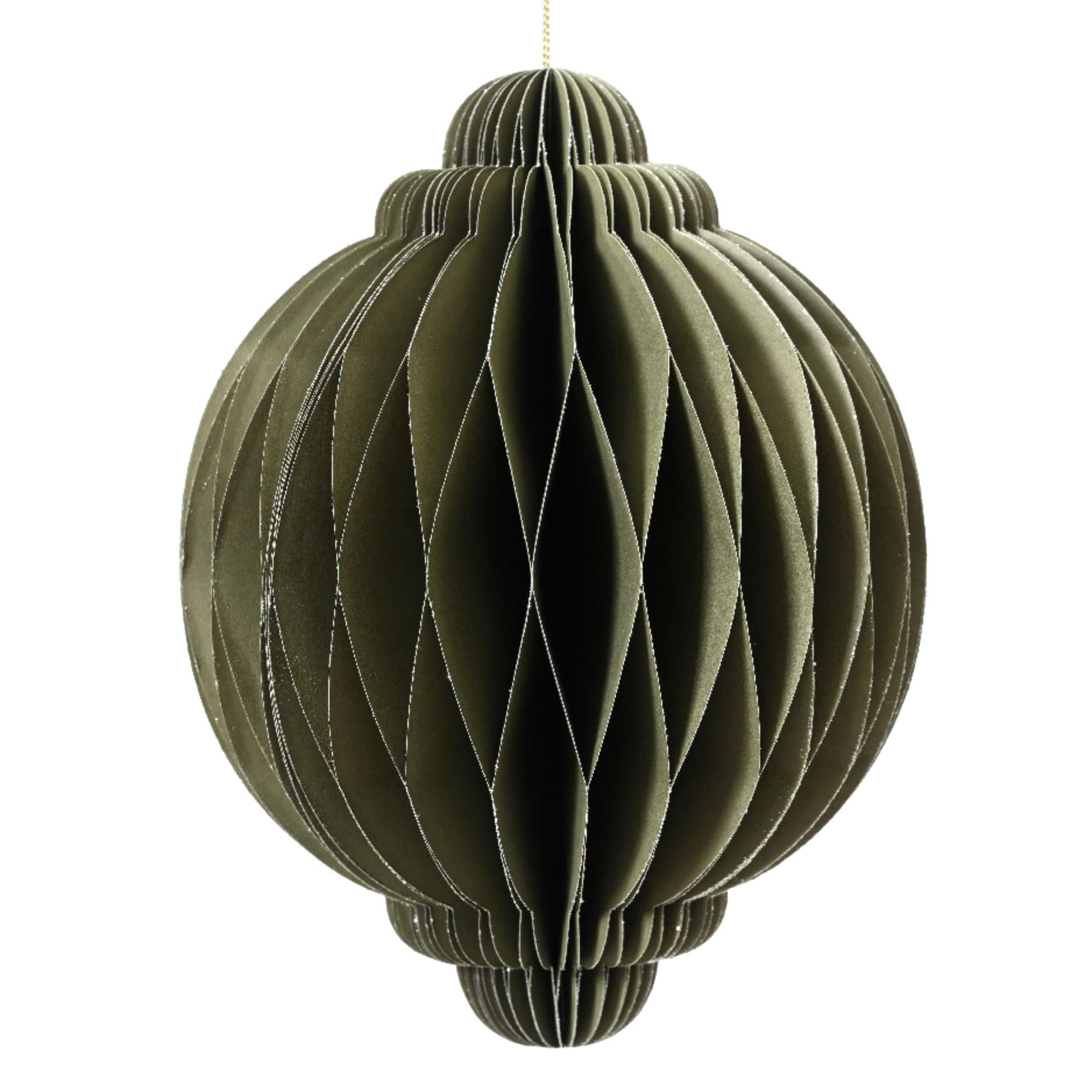 Carta ornamentale natalizia pallina