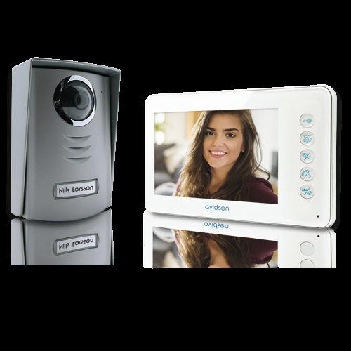 Avidsen 112245 Videocitofono 2 Fili, Bianco 3