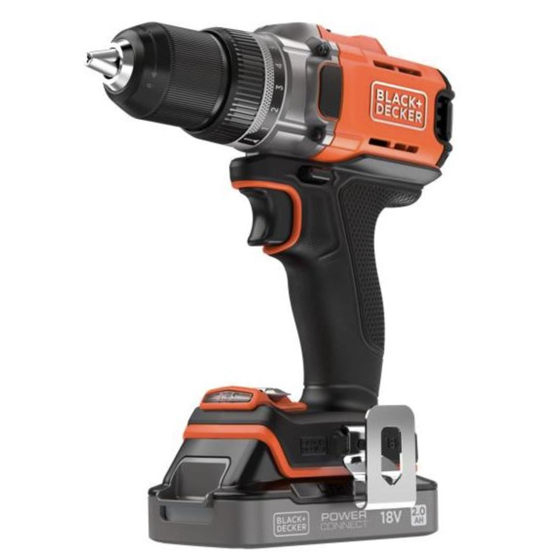 Black+Decker BCD382D1XK-QW Trapano avvitatore 18V (2 batterie)