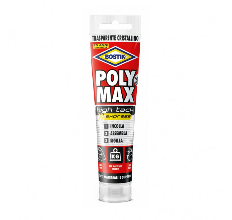 Bostik Polymax Hightack trasparente 165g