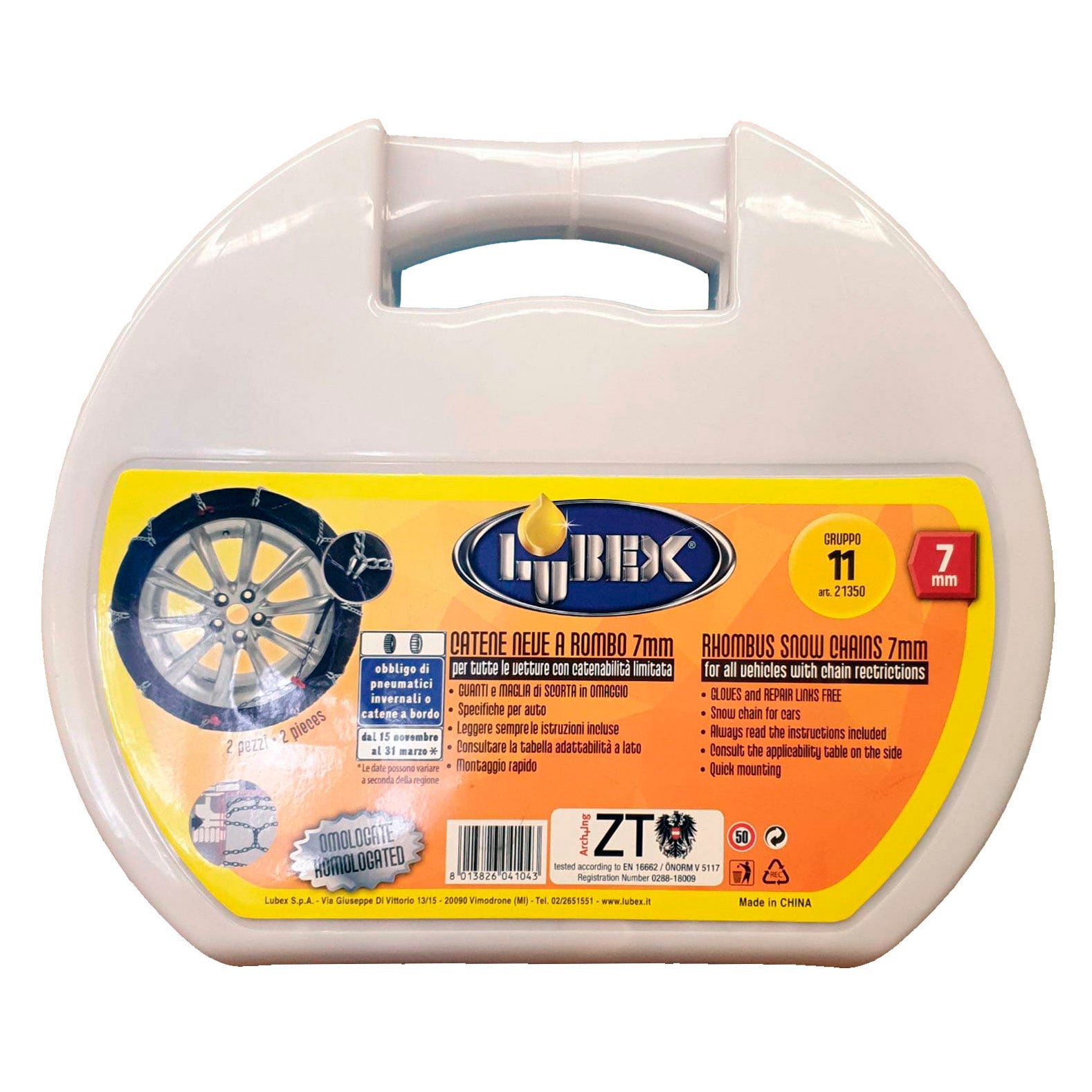 Catene da neve 7 mm omologate