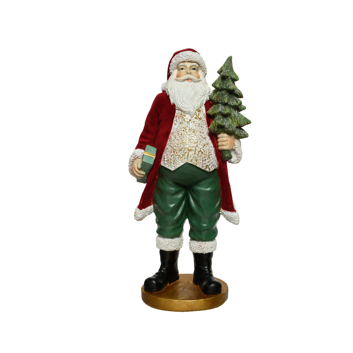 Statua babbo natale colorato