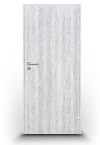 PORTA LAMINATO REVERSIBILE CM 80X210 COLORE GRIGIO QUERCIA