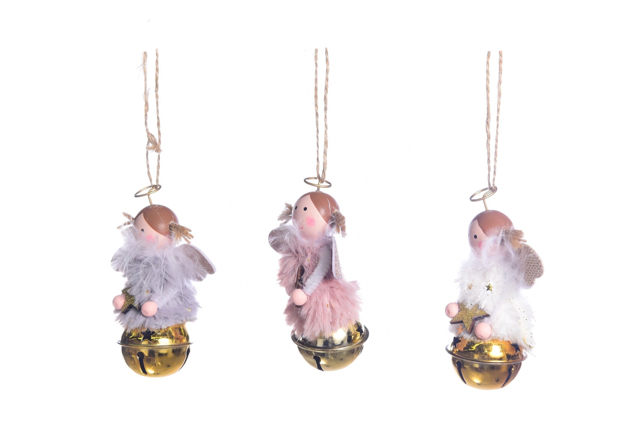 Pendente angelo custode con decorazioni