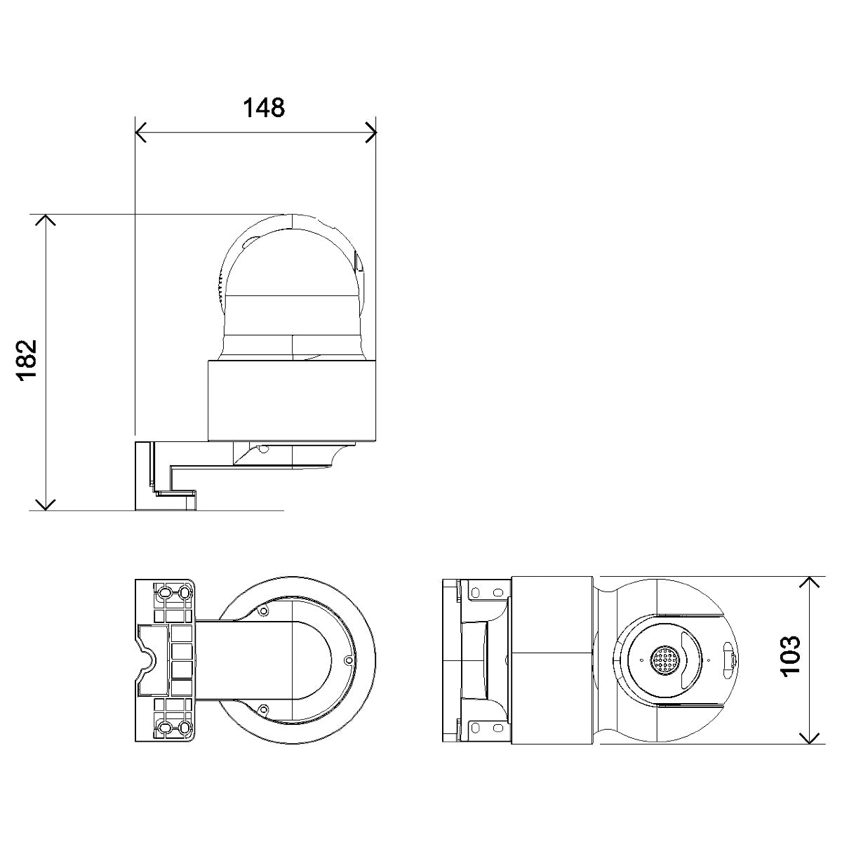 Telecamera Wi-Fi PT Vimar 46303.D2 – 4MP 2K IP65