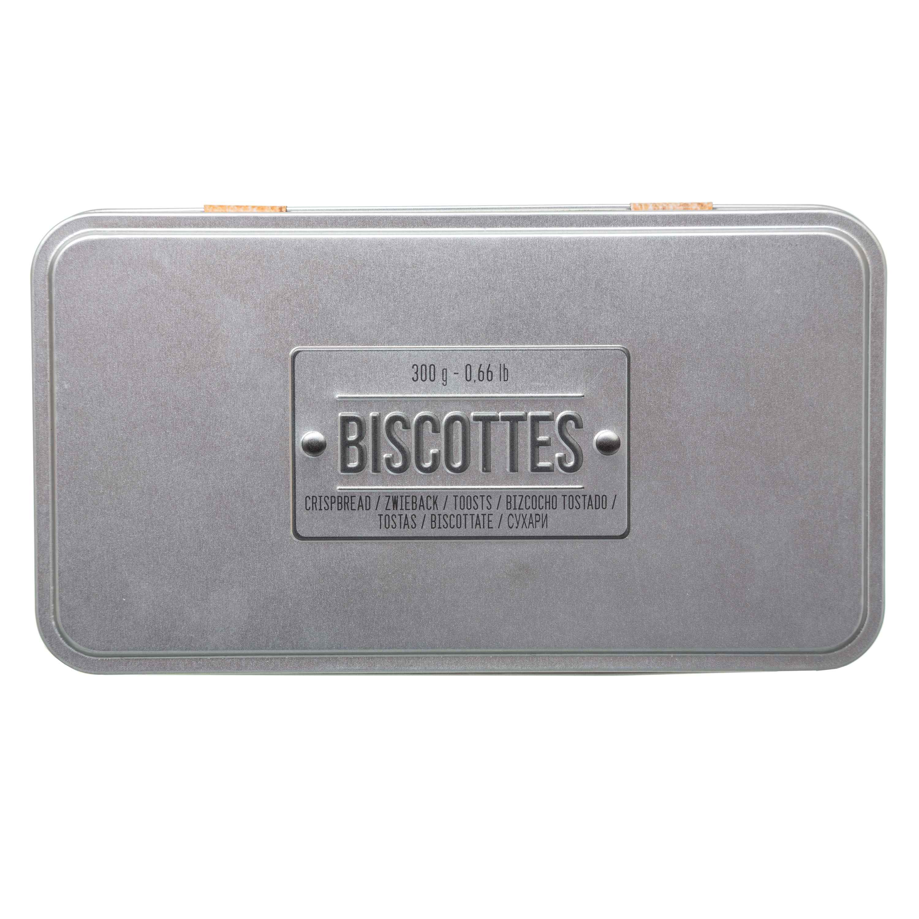 Contenitore per biscotti rettangolare