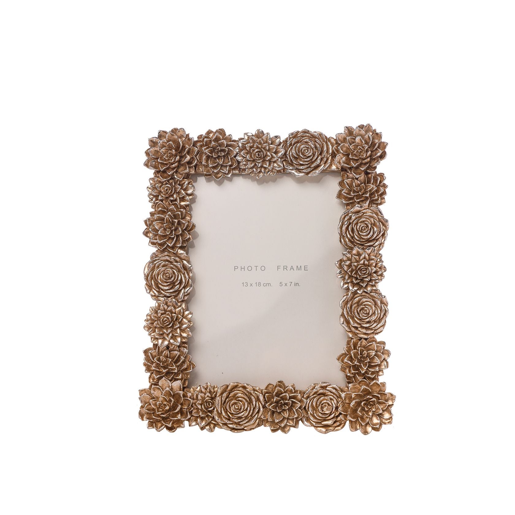 Portafoto natalizio dorato 3