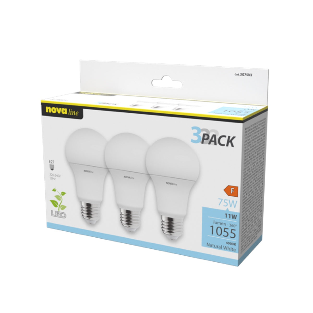 Set 3 lampadine LED Classic 12 W E27