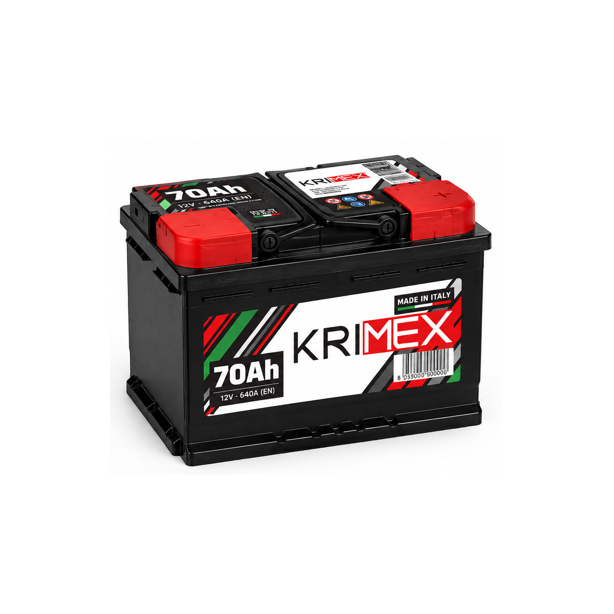 Batteria Auto KRIMEX Pronta all'Uso 4