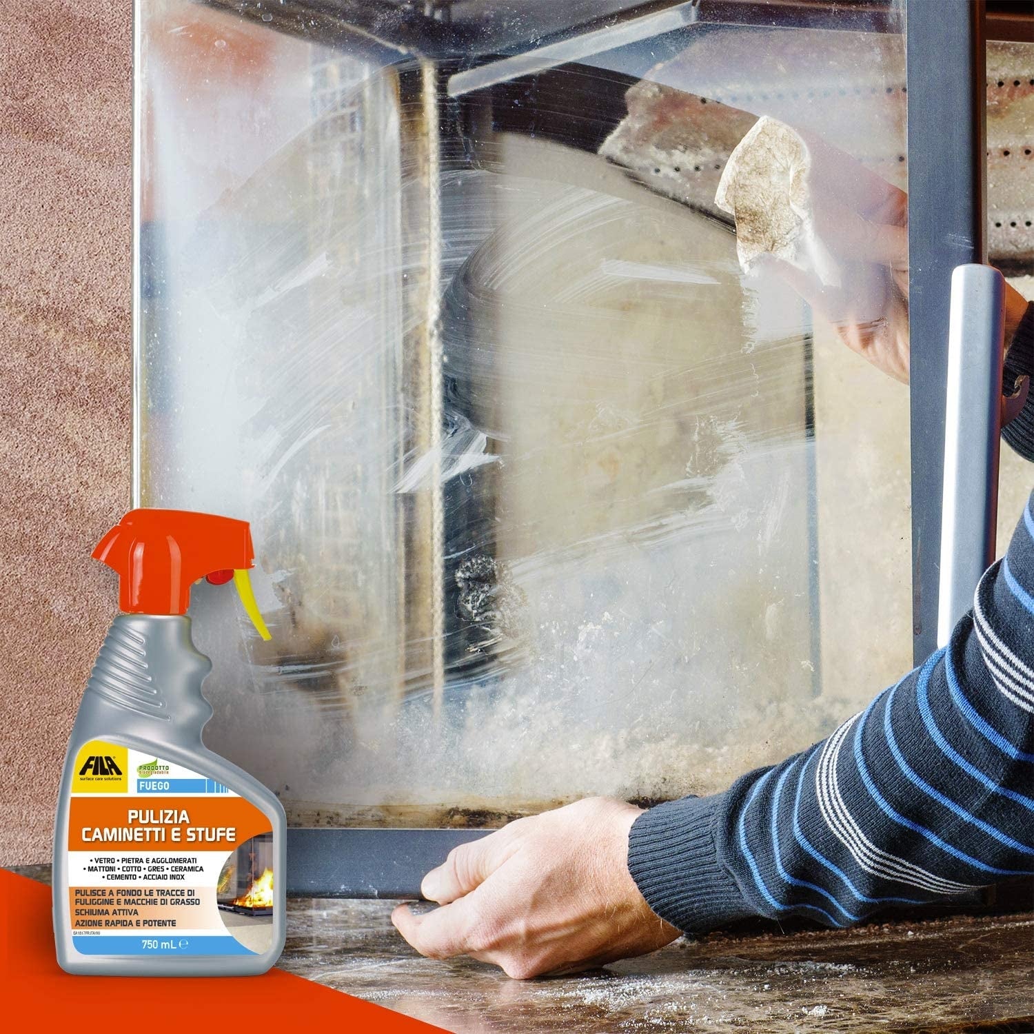 Detergente rimuovi fuliggini Fuego FILA 750ml 5