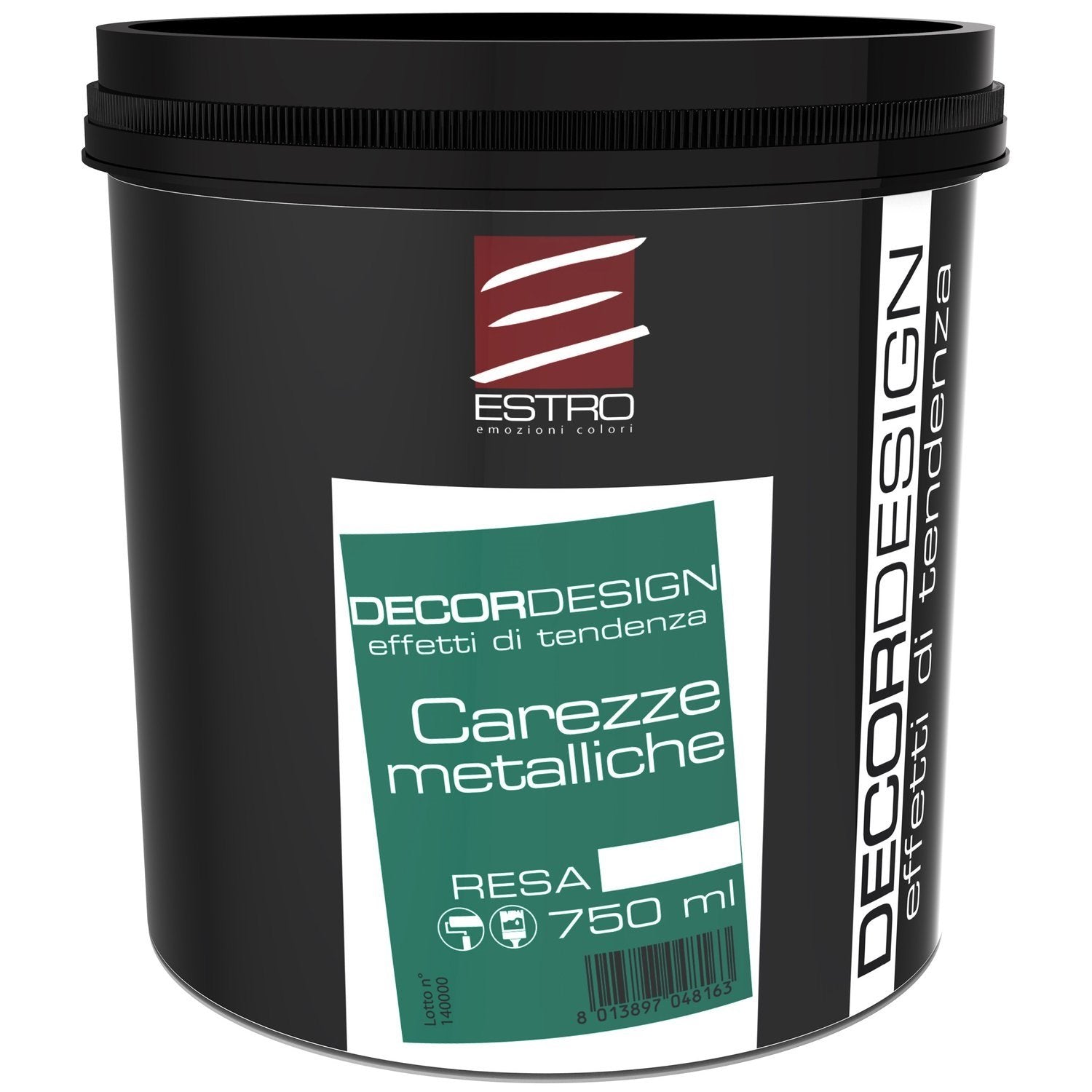 FINITURA DECORATIVA CAREZZE METALLICHE 750 ML