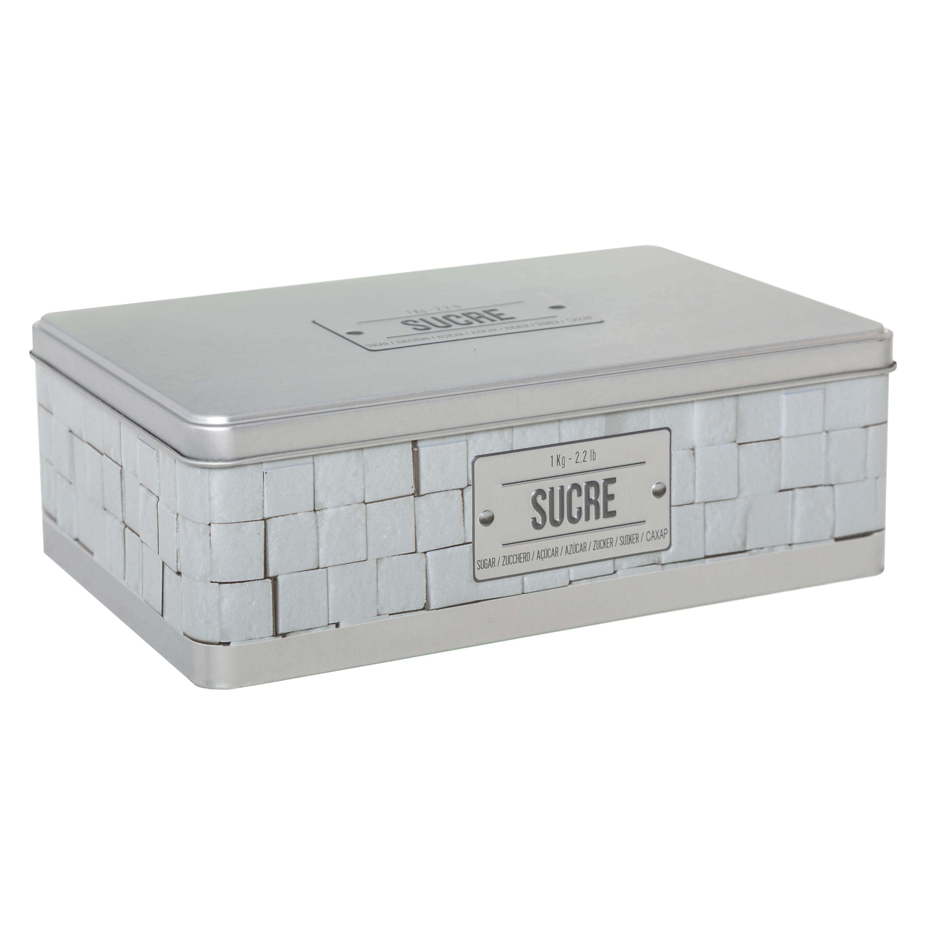 Contenitore per zucchero rettangolare