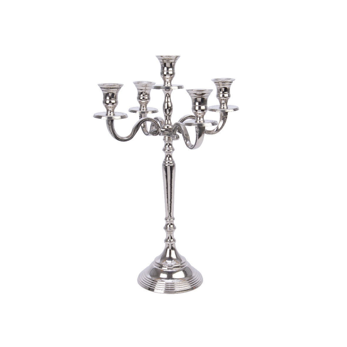 Candelabri 5 braccia argento