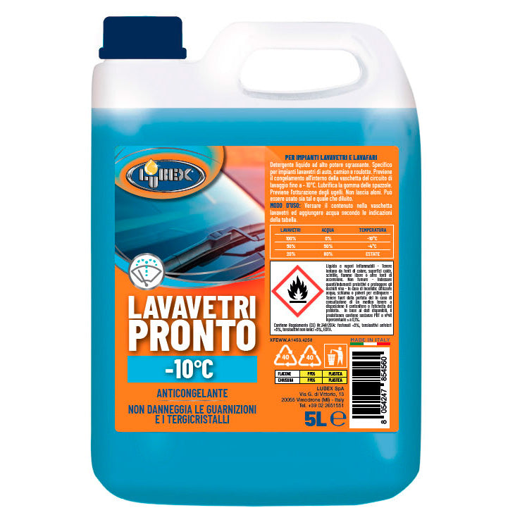 Lubex lavavetri -10¬∞ 5 lt