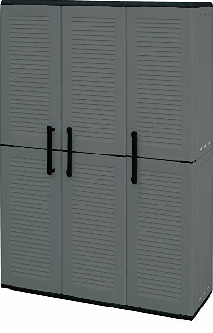 ARMADIO IN RESINA EASY 3 ANTE DIMENSIONI 102X37X163 CM 4