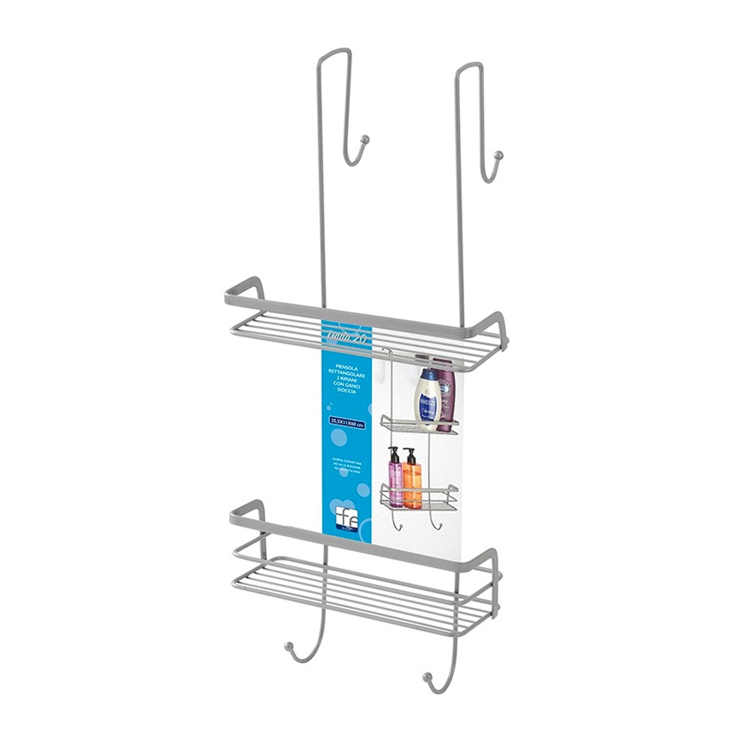 Mensola Rettangolare due Ripiani