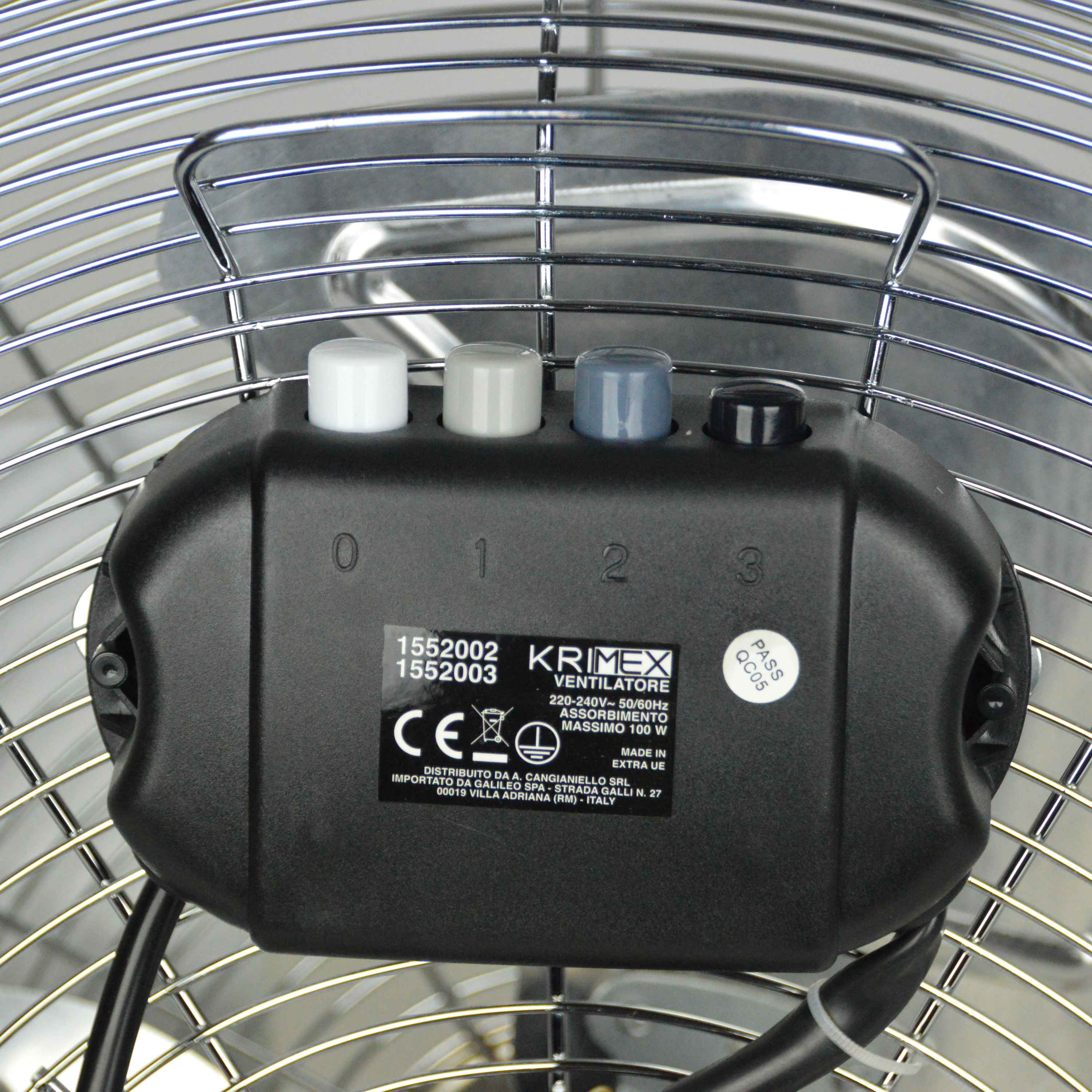 Ventilatore da terra industriale Krimex Cromo 5