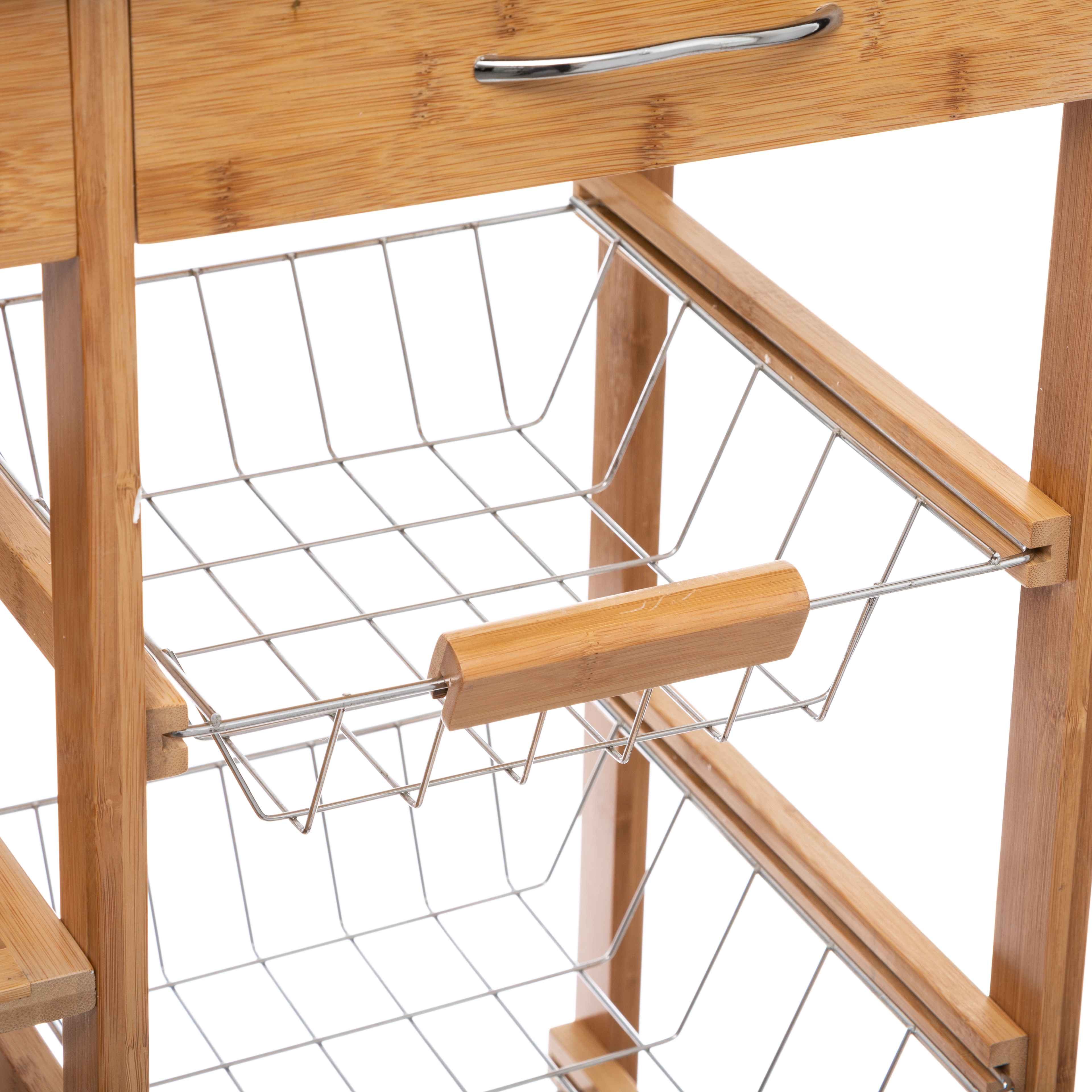 Carrello da cucina Bamboo 5