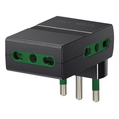 Adattatore mult. S17 + 3P17/11 nero
