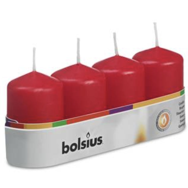 4 Candele pillar Bolsius