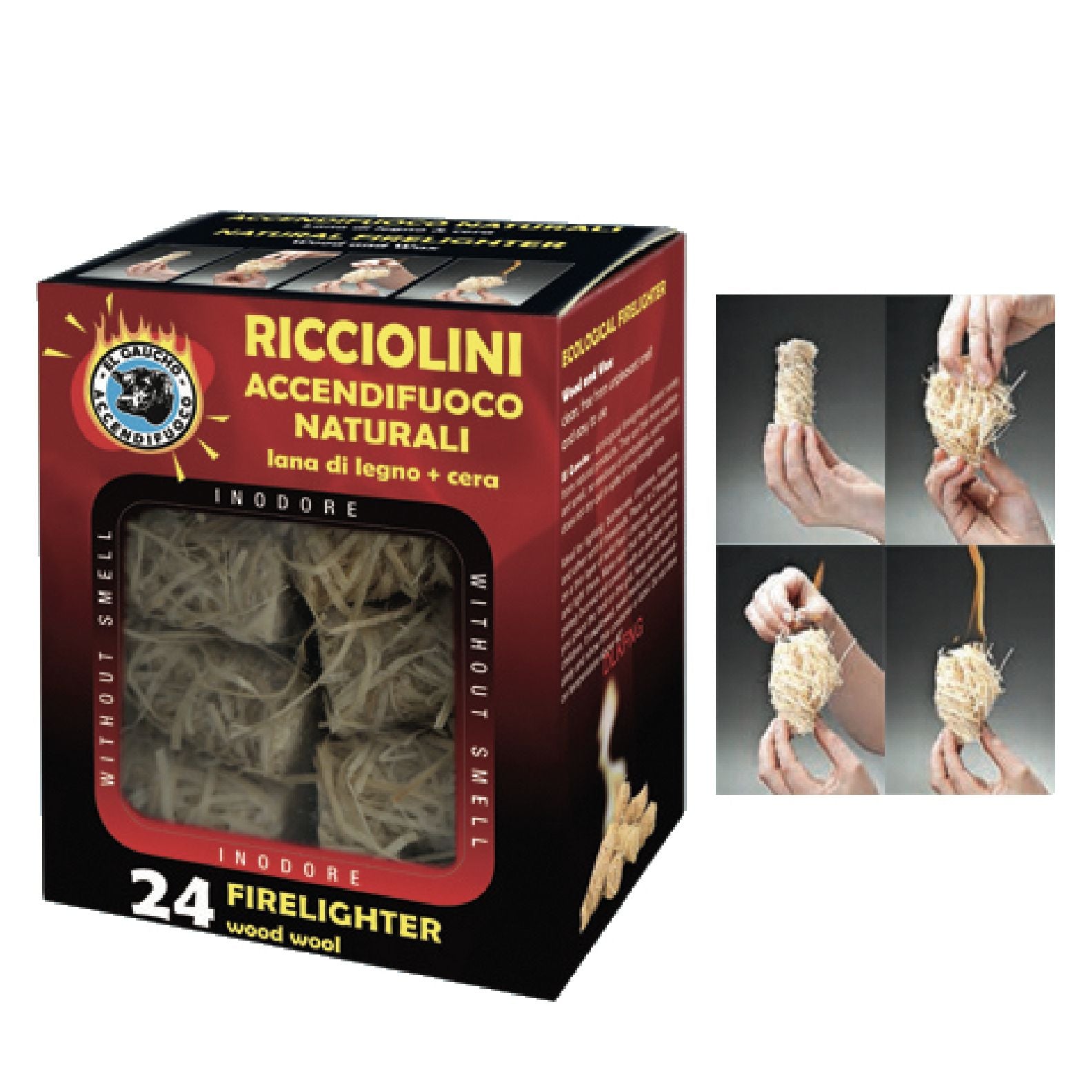 Accendifuoco El guancho Riccioli 24Pz