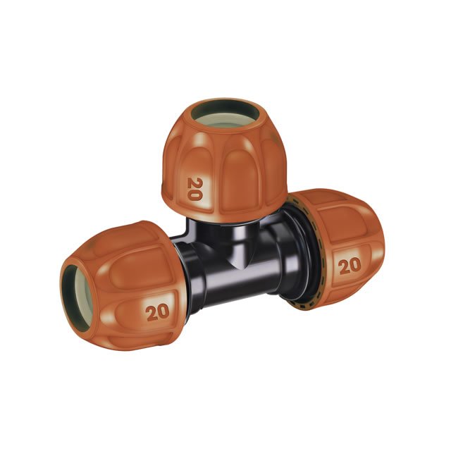Raccordo a T 20mm Claber