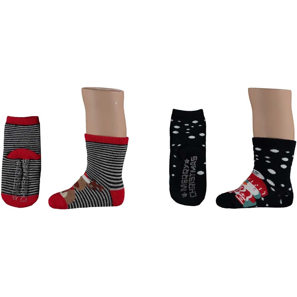 Calzini X-mas natalizi per neonati 74-86 4