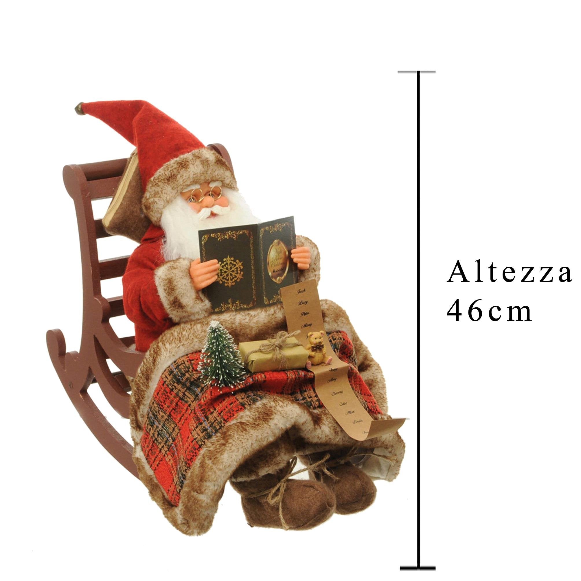 Babbo natale con sedia a dondolo 4